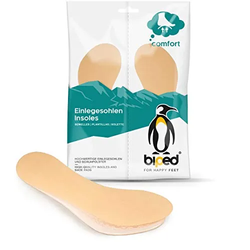 biped Gel Einlegesohlen für Pumps & High Heels z1006 (37-38, beige)