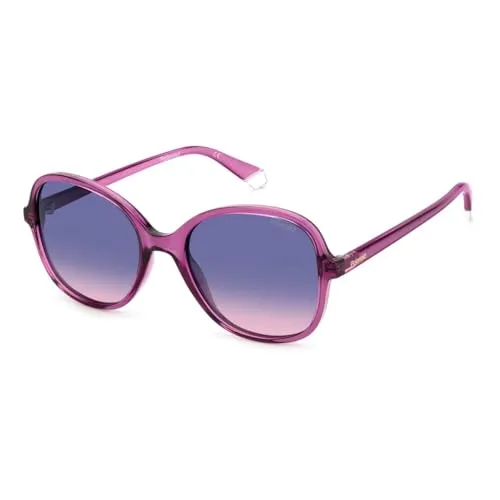 Polaroid Pld 4136/s B3V/XW VIOLET Sunglasses Women's Polycarbonate, Standard, 54