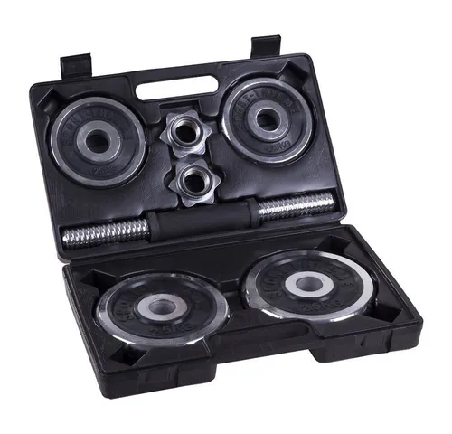 Sport-Thieme Kurzhantel-Set 10 kg mit Koffer - Kurzhanteln für effektives Krafttraining, inkl. robustem Koffer für sichere Aufbewahrung und einfachen Transport.