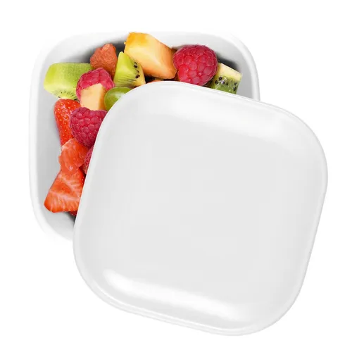Seltmann Weiden Backform 12 x 12 x 8 cm - 2er Set - Auflaufformen aus spülmaschinenfestem Porzellan, perfekt für kreative Backideen und hitzebeständig - ideal für jeden Haushalt.