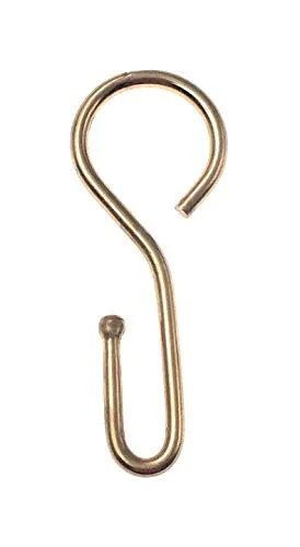 DécoProfi Haken für Seilspanngarnituren/Seilspannsysteme/Seilhaken Messingdraht Set 20 Stück