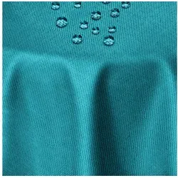 DecoHomeTextil Heimtextilmanufaktur Tischdecke Leinen Optik Tischdecke Tischtuch Abwaschbar Wasserabweisend blau Oval 135 x 180 cm