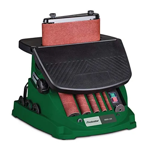 Holzstar OBSS 100 Oszillierende Spindel- und Bandschleifmaschine - Schleifmaschinen für präzise Holzbearbeitung, kombiniert Spindel- und Bandschleiffunktion für vielseitige Anwendungen.