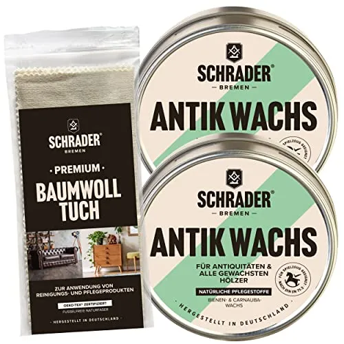 SCHRADER Antik Wachs Set von Schrader Bremen