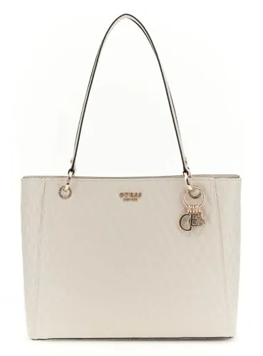 Guess Betula Noel Shopper 35 cm (taupe) - Elegante taupe Shopper für modebewusste Frauen, kombiniert Stil und Funktionalität mit geräumigem Hauptfach und praktischen Tragegriffen.