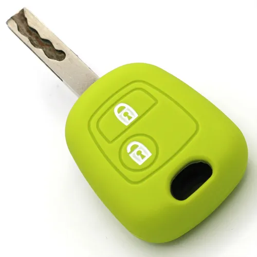 Schlüsselhülle PEC Limegreen Silikonschutz Autoschlüssel Cover Fernbedienung