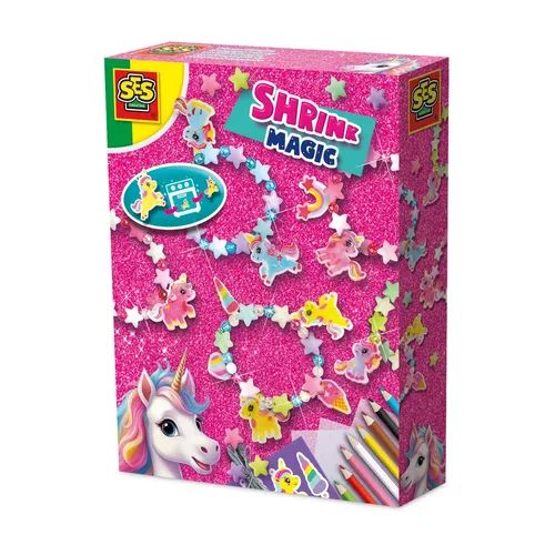 SES Creative 14748 Unicorn Bead Bracelets - Magical Craft Kit for Kids Aged 5+ t