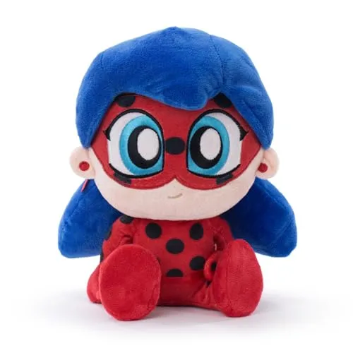 BARRADO Miraculous 16002791 Plüschtier, Ladybug, Abenteuer, 24 cm