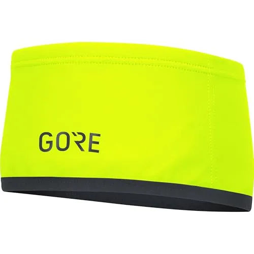 GOREWEAR Stirnband in neon yellow, Einheitsgröße - Kleidung: Funktionales Stirnband mit winddichter GORE WINDSTOPPER Technologie, ideal für aktive Sportler; atmungsaktiv und mit reflektierenden Elementen für Sicherheit.