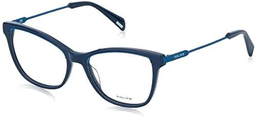 Police VPLC30E Brille Shiny Full Blue, 54 Damen von Police