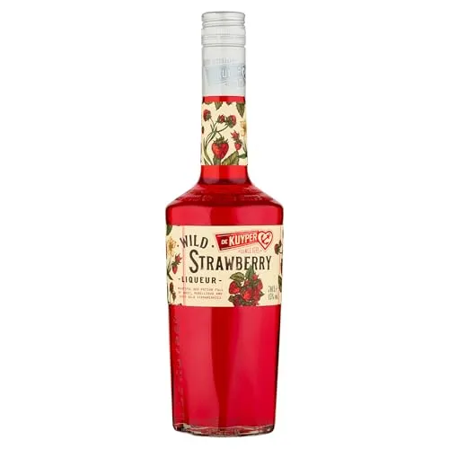 De Kuyper Wild Strawberry (Wilde Erdbeeren) Liqueur 0,7 Liter 15% Vol.