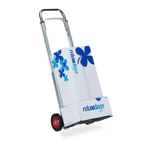 Sackkarre bis 200 kg - Klappbare Multifunktionskarre - Sack- & Fasskarre, leichtes Aluminium-Design für hohen Tragkomfort und einfache Lagerung, ideal für Umzüge und Transporte.