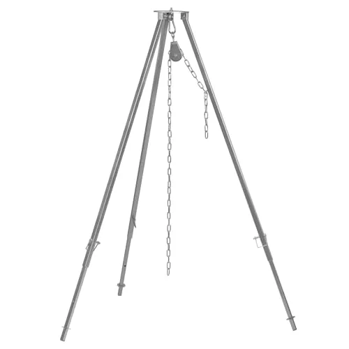 BBQ-Toro Dreibein Grill | Vielseitiger Grillständer für Outdoor-Küche