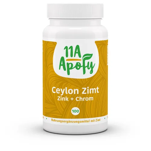 Ceylon-Zimt Zink + Chrom | 1.500 mg Zimt pro Tagesdosis | ohne Magnesiumstearate