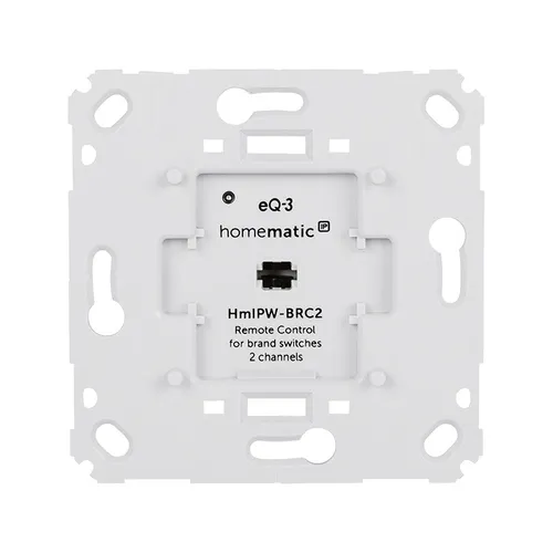 Homematic IP Wired Smart Home Wandtaster HmIPW-BRC2 - 2-fach, vielseitige Steuerung für Licht und Rollläden, einfache Integration in bestehende Schalterserien