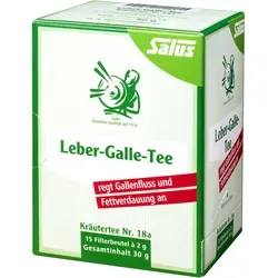 Salus Leber Galle Tee, Kräutertee Nr. 18a Filterbeutel 15 St