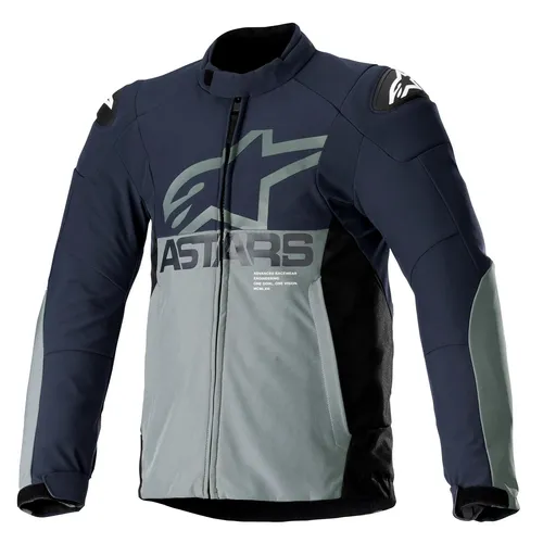 Alpinestars Herren Motorrad Jacke Gr. XL SMX wasserdicht blau-grau