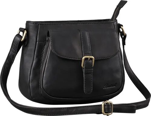 Benthill Umhängetasche Damen aus Echtleder - Elegante Umhängetasche aus hochwertigem Echtleder, mit praktischem Reißverschlussfach und verstellbarem Schultergurt – ideal für jeden Anlass.