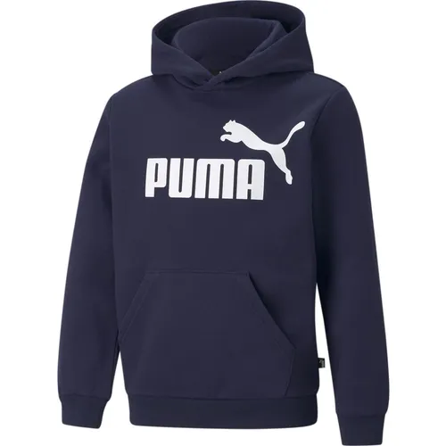 Puma Essentials Big Logo Hoodie FL B peacoat (06) 140 von PUMA