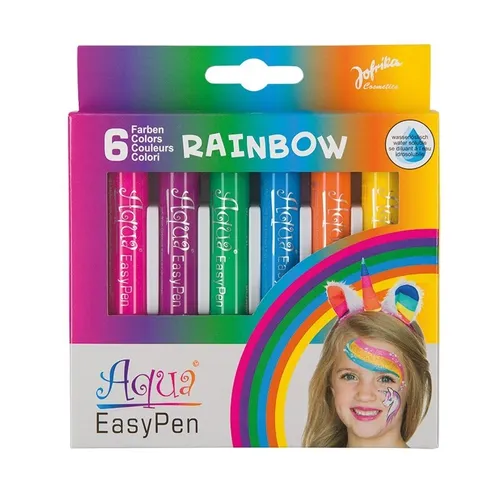 Jofrika Aqua Easy Pen Box Rainbow – Bunte Schmincke für kreative Looks