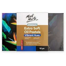 Mont Marte Ölpastellkreiden Set – 52 lebendige Farben für kreative Kunstwerke - Extra weiche und geschmeidige Ölpastellkreiden, ideal für müheloses Auftragen und brillante Ergebnisse. Perfekt für Einsteiger und Profis, für Schule, Studio oder Zuhause. Entdecken Sie Ihre Kreativität!