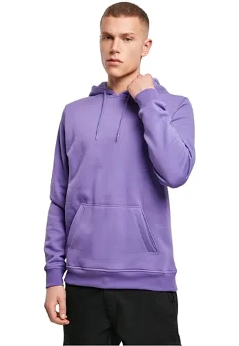Build Your Brand Herren Kapuzenpullover Heavy Hoody, lässiger Hoodie für Männer, 5XL, Ultraviolet