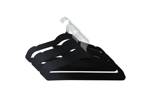 SVITA Kleiderbügel, (25-tlg), Rutschfest, Samt, Ordnung, Platzsparend, Drehbar, Krawattenhalter