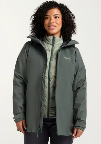JACK WOLFSKIN ICECAPE 3IN1 DOWN JKT W RDS - Funktionsjacke mit 3-in-1-Funktion, wasserdicht und atmungsaktiv. Die Innenjacke aus Daunen sorgt für optimale Wärme selbst bei extremen Temperaturen.