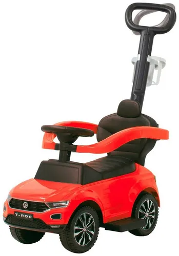 Rutscher Volkswagen VW T-Roc Rot 3In1 Jamara 460461 - Kinderfahrzeug für 1-2 Jahre, 3-in-1 Design für vielseitigen Spielspaß und fördert die Motorik der Kleinen.