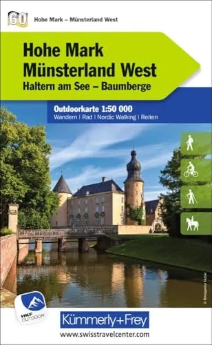 Kümmerly+Frey Outdoorkarte Deutschland 60 Hohe Mark, Münsterland West 1:50.000: Mit Haltern am See und Baumberge. Touren für Wanderer, Biker und mehr! Free Download