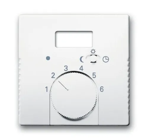 Busch-Jaeger 1795 TA-84 Zentralscheibe für Raumtemperaturregler 1095/1096 UTA, mit Aufdruck Skala