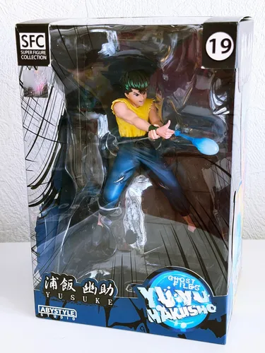 Abysse Yu Yu Hakusho Yusuke Figur 17 Cm - Hochwertiges PVC-Merchandise - Spielfiguren - Detaillierte 17 cm Figur von Yusuke aus 'Yu Yu Hakusho', perfekt für Sammler und Fans, mit beeindruckender Spirit Gun-Technik und in ansprechender Fensterbox.