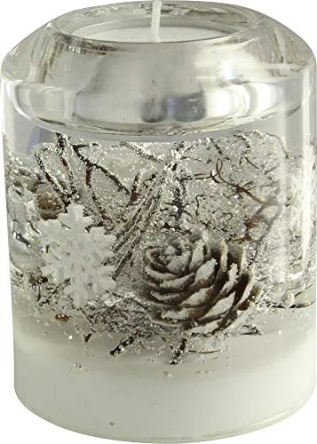 Dreamlight Teelichthalter braun Größe 7x7x9 cm von Dreamlight