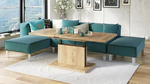 Mazzoni Aston Ausziehbarer Couchtisch 120/200cm