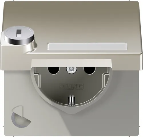 Jung SCHUKO-Steckdose 16A 250V ES 1520 NAKLSL in schwarz von Jung