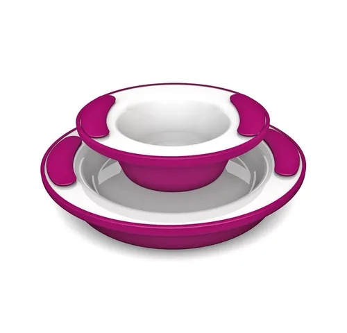 Ornamin Thermoteller Set (2 St) in lila von Ornamin