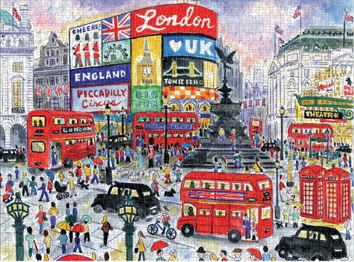 Chronicle Books Puzzle Bewegtes London, Storrings, Puzzleteile