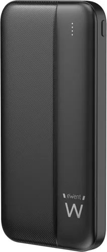 EWENT Power Bank EW1161 Thin 10000mAh PD 22.5W - Externe Handyakkus: Ultra dünnes Design mit nur 15 mm Dicke, ermöglicht schnelles Laden von bis zu 3 Geräten gleichzeitig dank PD 22.5W Technologie.
