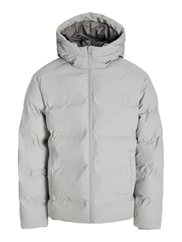 JACK & JONES Steppjacke für Herren - Stylische einfarbige Steppjacke mit Kapuze im Regular Fit – ideal für den Alltag und vielseitig kombinierbar.