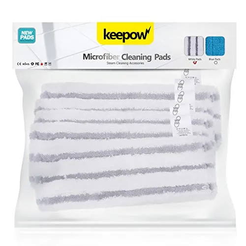 KEEPOW 5 Mikrofaser-Tuchset Kompatibel für Kärcher Dampfreiniger Zubehör