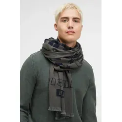 Strickschal CAMP DAVID, Damen, schwarz forest, Material: 77% Baumwolle, 23% Viskose, Modetücher