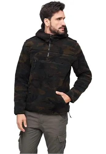 Produktbild Brandit Teddyfleece Worker Pullover in Woodland, Größe: 4XL