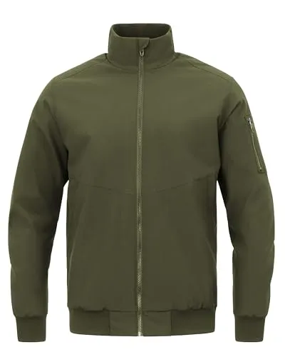 Jako Bomberjacke - Olivgrün, Größe XL - Funktionsjacken mit wind- und wasserabweisendem Obermaterial, ideal für kühle Tage dank wärmeisolierender Wattierung und praktische Reißverschlusstaschen.