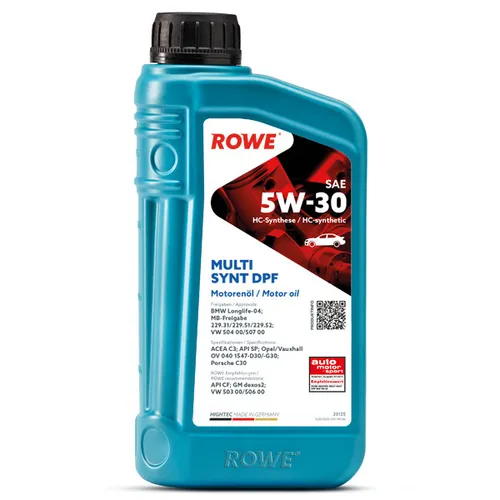 Rowe Motoröl HIGHTEC MULTI SYNT DPF SAE 5W-30 (20125) 20125-0010-99