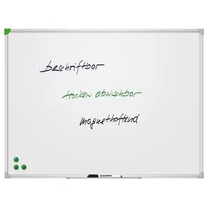 Whiteboard U-Act!Line 90x60 cm - magnetisch, emaillierte Oberfläche mit abnehmbarer Ablageschale und kratzfestem Design