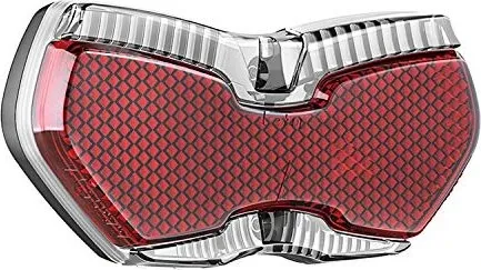 Busch & Müller LED-Rücklicht TOPLIGHT View Plus - Fahrradbeleuchtung mit Standlicht Automatik und integriertem Z-Großflächenrückstrahler, ideal für sicheres Fahren bei Dunkelheit.