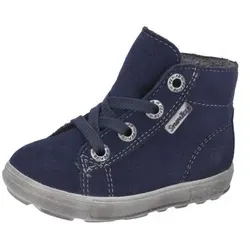 RICOSTA ZAINI Schnürstiefel für Jungen - Marine Blau, Größe 23 - Stiefeletten mit wasserdichter SympaTex Membran und warmem Lammwollfutter, perfekt für sichere erste Schritte bei jedem Wetter.
