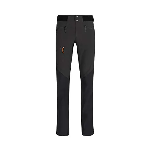Mammut Courmayeur SO Pants Men black (48) - Wanderhose für Bergsportler, aus atmungsaktivem und windabweisendem Softshell-Material, bietet optimale Bewegungsfreiheit und ist schmutz- sowie wasserabweisend.