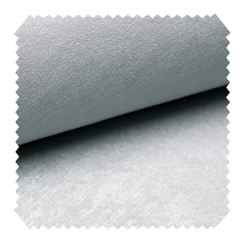 novely® PLATIN - Elegant Glänzender Möbelstoff - Robuster Polsterstoff mit Ultra-Clean-Technologie - Pflegeleichte Meterware 1lfm | Farbe: 19 Silber Grau