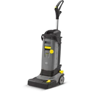 Kärcher Scheuersaugmaschine BR 30/4 C + MF - Kompakte Scheuersaugmaschine für Hartflächen bis 200 m², mit 10-fachem Anpressdruck und sofort trockenen Böden – ideal für Ladengeschäfte und Gastronomie.
